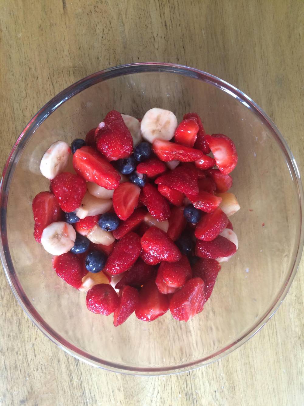 Salade de fraises au FLEURSURO